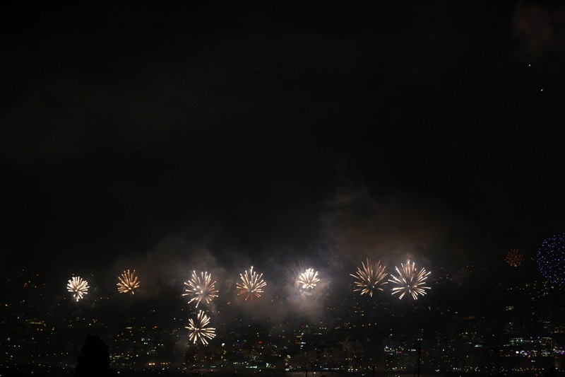 Jounieh Fireworks Show from Trinidad